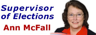 Ann McFall, supervisor of elections